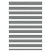 vidaXL Doppelrollo Dunkelgrau 110x100 cm Stoffbreite 105,9 cm Polyester