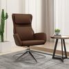 vidaXL Relaxsessel Gl&auml;nzend Braun Kunstleder