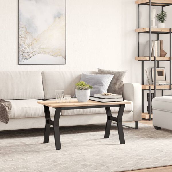 vidaXL Couchtisch-Gestell in Y-Form 80x40x43 cm Stahl