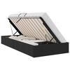 vidaXL Ottoman Bettgestell mit Speicher Schwarz 90 x 200 cm Samt