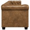 vidaXL Chesterfield-Sofas 2-Sitzer und 3-Sitzer Braun