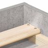 vidaXL Bettgestell Betongrau 150x200 cm