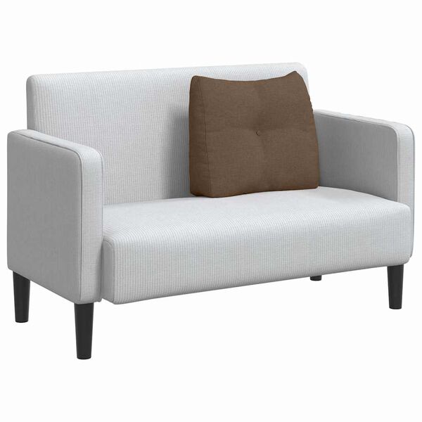 vidaXL R&uuml;cken Kissen Braun 60 x 24 x 50 cm Stoff