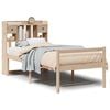 vidaXL Massivholzbett mit Regal ohne Matratze 90x190 cm Kiefer
