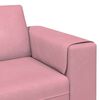 vidaXL Sofa Set Rosa Samt