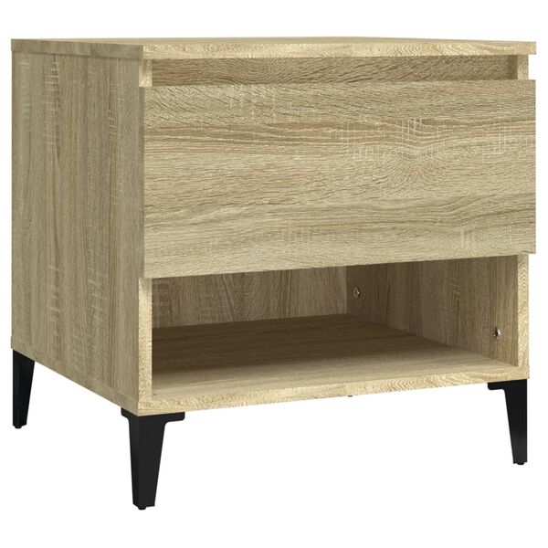 vidaXL Beistelltisch Sonoma-Eiche 50x46x50 cm Holzwerkstoff