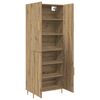 vidaXL Highboard Artisan-Eiche 69,5 x 34 x 180 cm Holzwerkstoff