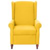 vidaXL Relaxsessel Gelb Stoff