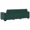 vidaXL | Sofa | mit Kissen Dunkelgr&uuml;n Samt