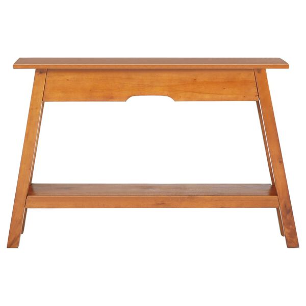 vidaXL Konsolentisch 110x30x75 cm Massivholz Mahagoni