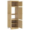 vidaXL Schrank SKI Honigbraun 60 x 32 x 40 cm Massives Kiefernholz