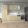 vidaXL 8-tlg. K&uuml;chenschrank-Set Lyon Sonoma-Eiche Holzwerkstoff