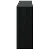 vidaXL Konsolentisch Gestreift Schwarz 155 x 29 x 74 cm Holzwerkstoff