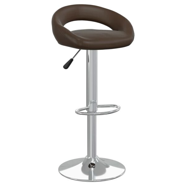vidaXL Barhocker Braun Kunstleder