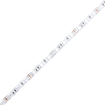 vidaXL Bettgestell mit Kopfteil und LED Grau Sonoma-Eiche 135x190 cm