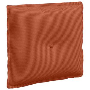 vidaXL R&uuml;ckenkissen Rot-Orange 50 x 45 cm Cordstoff