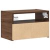vidaXL Wand-Nachttisch Braun Eichen-Optik 45x26x28,5 cm