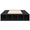 vidaXL Bettgestell Schwarz 90x200 cm Holzwerkstoff
