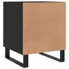 vidaXL Nachttische 2 Stk. Schwarz 40x40x50 cm Holzwerkstoff