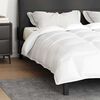 vidaXL Winterbettdecke Wei&szlig; 240 x 260 cm Feder