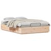 vidaXL Ottoman Bettgestell Natur 160 x 200 cm Massives Kiefernholz