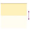 vidaXL Verdunkelungsrollo Gelb 160x130cm Stoffbreite 156,6cm Polyester
