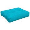 vidaXL Palettenkissen T&uuml;rkis 50x40x12 cm Stoff
