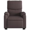 vidaXL Massagesessel mit Aufstehhilfe Dunkelbraun Stoff