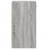 vidaXL Nachttische 2 Stk. Grau Sonoma 35x34x65 cm Holzwerkstoff