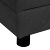 vidaXL Hundesofa mit Kissen Schwarz 83x44x44 cm Pl&uuml;sch