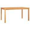 vidaXL 5-tlg. Garten-Essgruppe Massivholz Teak