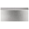 vidaXL Schneckenzaun Silber 50 x 3,5 x 25 cm Edelstahl