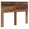 vidaXL Bettrahmen mit Kopfteil Altholz 120 x 190 cm Holzwerkstoff
