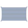 vidaXL Sonnensegel Blau und Wei&szlig; 4,5 x 2,5 m 100 % Polyester Oxford