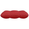 vidaXL Sitzkissen 4 pcs Rot 40 x 40 x 12 cm Stoff