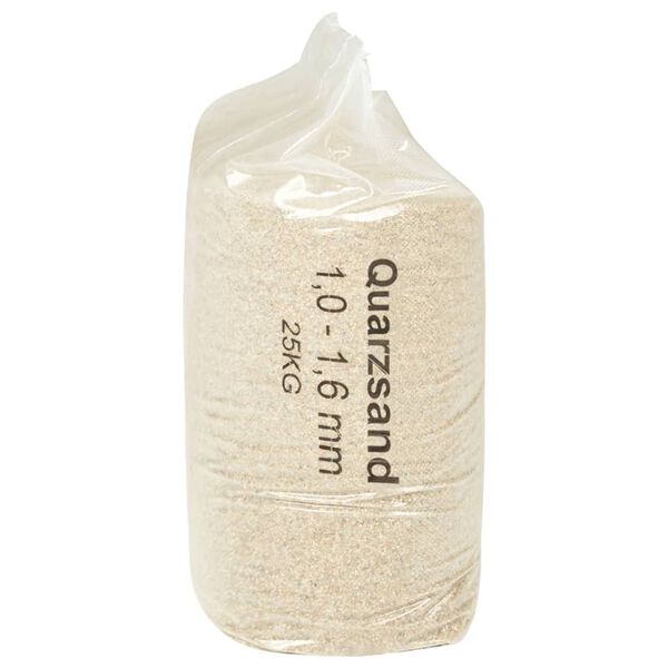 vidaXL Filtersand 25 kg 1,0-1,6 mm
