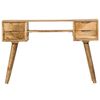 vidaXL Schreibtisch Massivholz Mango 115&times;47&times;76 cm