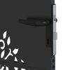 vidaXL Gartentor 85x100 cm Cortenstahl Baum-Design