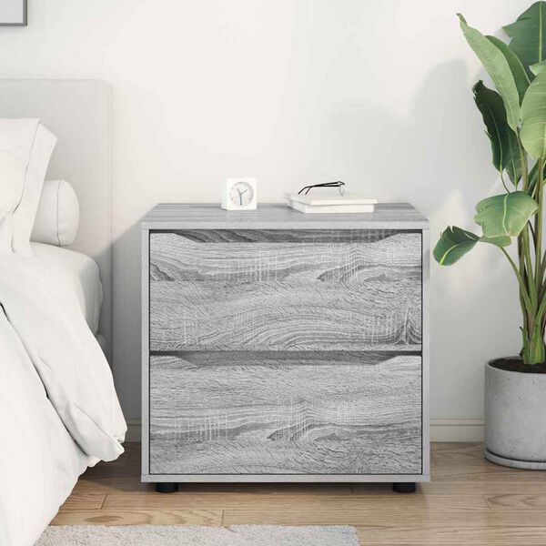 vidaXL Aufbewahrungsschrank Graues Sonoma 60 x 48 x 57 cm