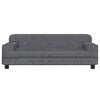 vidaXL Kindersofa Dunkelgrau 90x53x30 cm Samt
