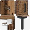 vidaXL Highboard Altholz 69,5 x 34 x 180 cm Holzwerkstoff