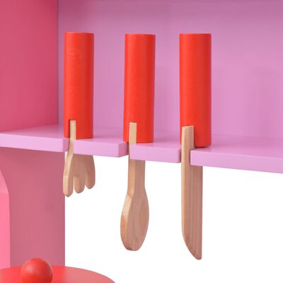 vidaXL Spielzeugküche Holz 60 x 27 x 83 cm Pink