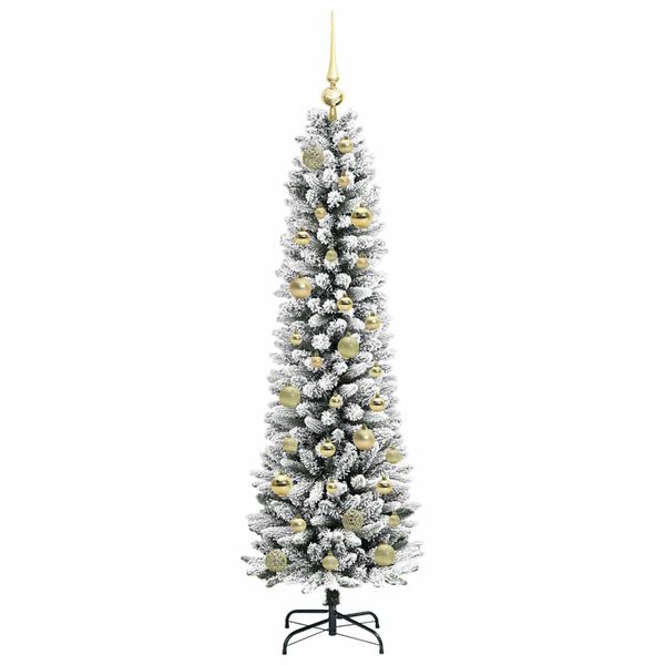 vidaXL K&uuml;nstlicher Weihnachtsbaum mit 150 LEDs mit St&auml;nder Wei&szlig; 150 cm