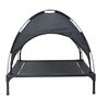 vidaXL Hundebett Schwarz 104 x 86 x 84,5 cm Stahl