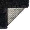 vidaXL Shaggy-Teppich Hochflor Schwarz 140x200 cm 50 mm