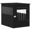 vidaXL Hundebox M&ouml;bel Schwarze Eiche 64,5x80x71 cm Holzwerkstoff