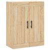 vidaXL Highboard Sonoma-Eiche 69,5x34x180 cm Holzwerkstoff