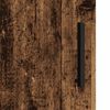 vidaXL Badezimmerschrank mit Speicher mit T&uuml;r Altholz 60 x 35 x 80 cm
