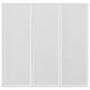 Duschwand 141 x 132 cm 3 Paneele Faltbar