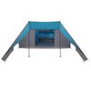 vidaXL Familienzelt mit Dach Blau und Grau 660 x 456 x 200 cm